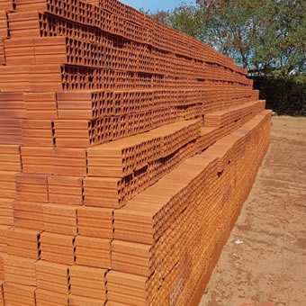 Lajotas Cerâmicas 6 furos 09x14x19cm | Qualidade para Construção